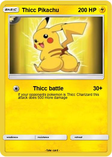 Pokemon Thicc Pikachu