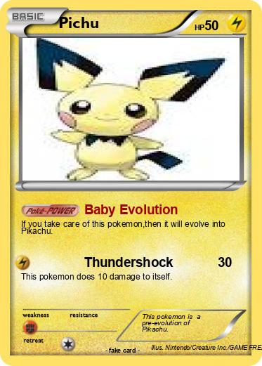 Pokemon Pichu