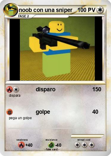 Pokemon noob con una sniper