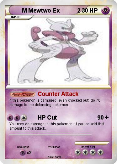 Pokemon M Mewtwo Ex           2