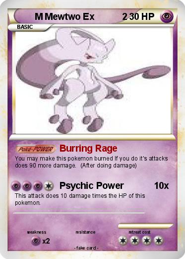 Pokemon M Mewtwo Ex           2