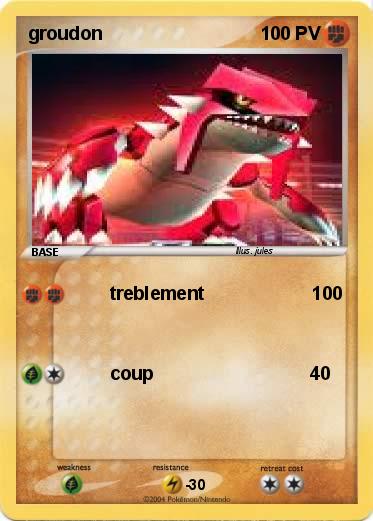 Pokemon groudon