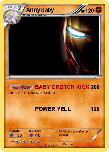 Pokemon Army baby