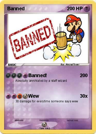 Pokemon Banned
