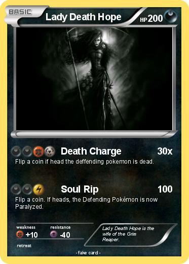 Pokemon Lady Death Hope