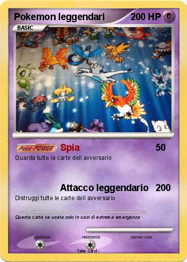Pokemon Pokemon leggendari