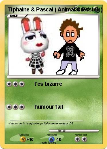 Pokemon Tiphaine & Pascal ( Animal Crossing )