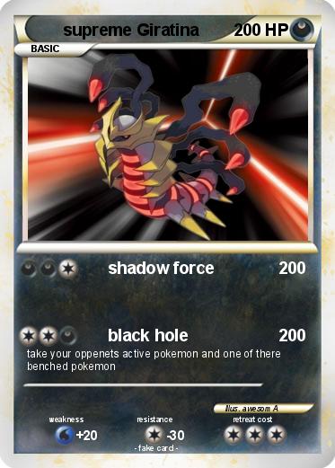 Pokemon supreme Giratina