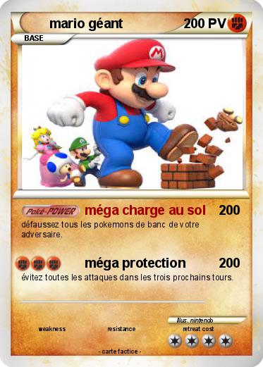 Pokemon mario géant