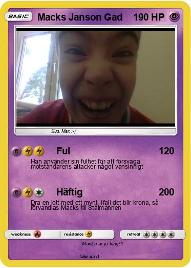 Pokemon Macks Janson Gad