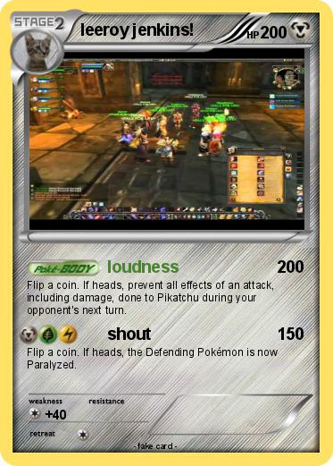 Pokemon leeroy jenkins!