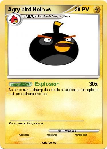 Pokemon Agry bird Noir