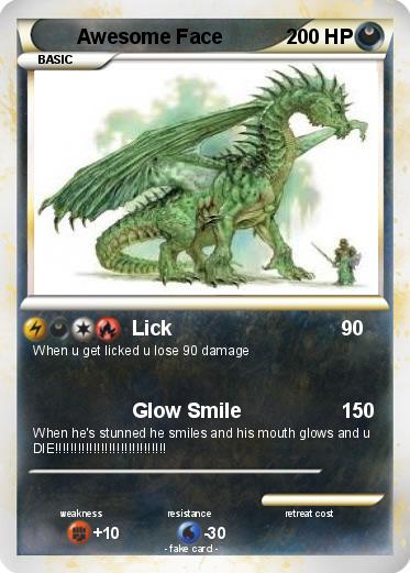 Pokemon Awesome Face