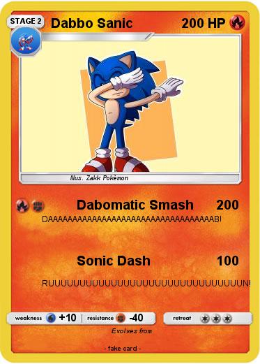 Pokemon Dabbo Sanic