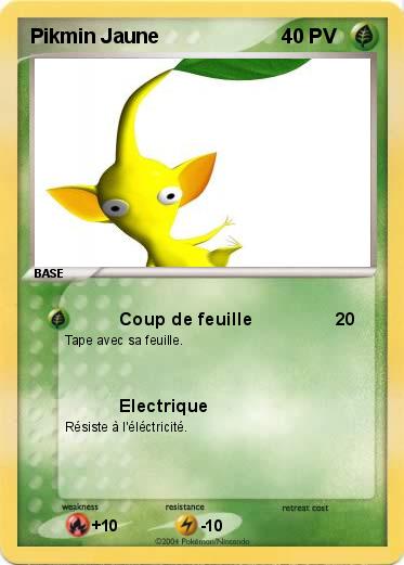Pokemon Pikmin Jaune