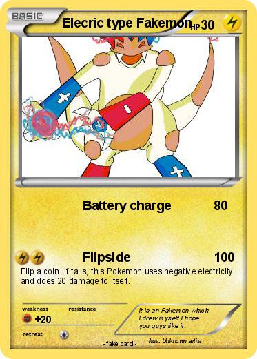 Pokemon Elecric type Fakemon