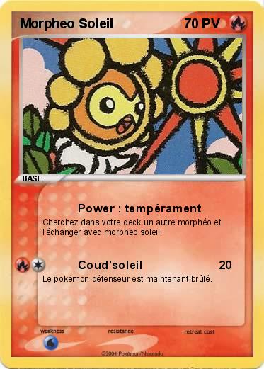 Pokemon Morpheo Soleil