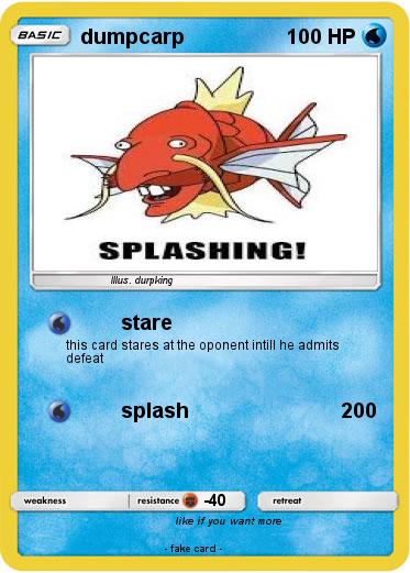Pokemon dumpcarp
