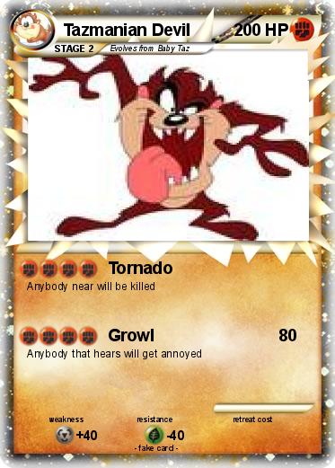 Pokemon Tazmanian Devil