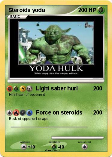 Pokemon Steroids yoda