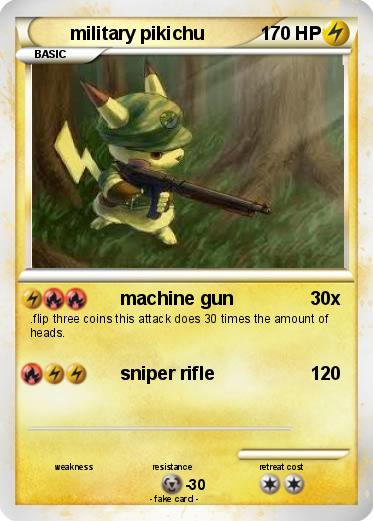 Pokemon military pikichu