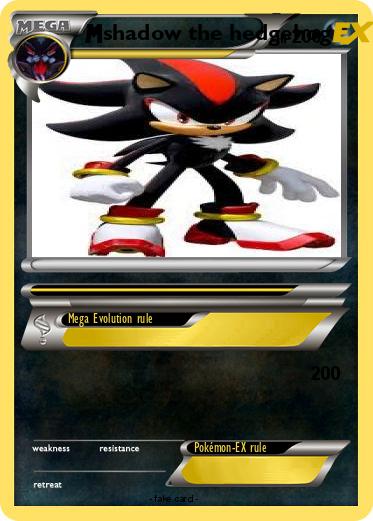 Pokemon shadow the hedgehog