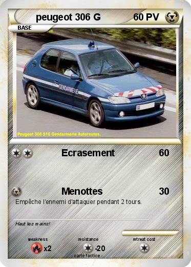 Pokemon peugeot 306 G