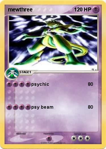 Pokemon mewthree