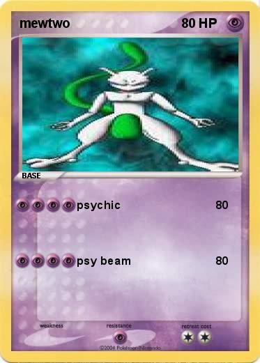 Pokemon mewtwo