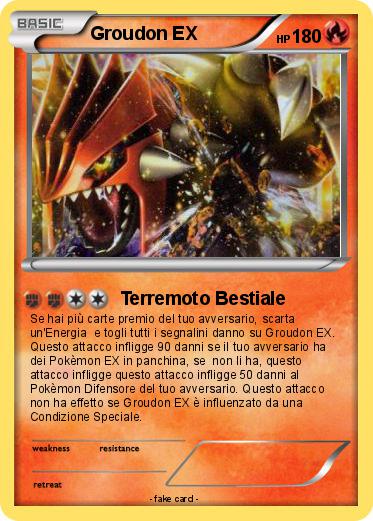 Pokemon Groudon EX