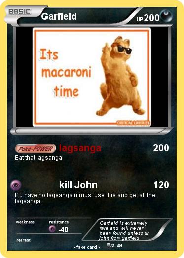 Pokemon Garfield