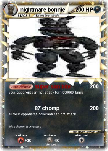 Pokemon nightmare bonnie