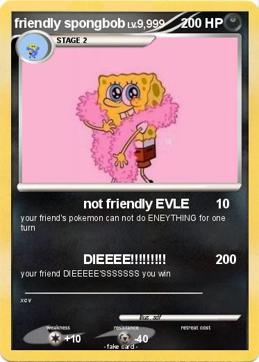 Pokemon friendly spongbob