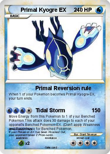 Pokemon Primal Kyogre EX     2