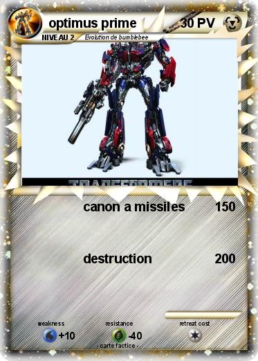 Pokemon optimus prime
