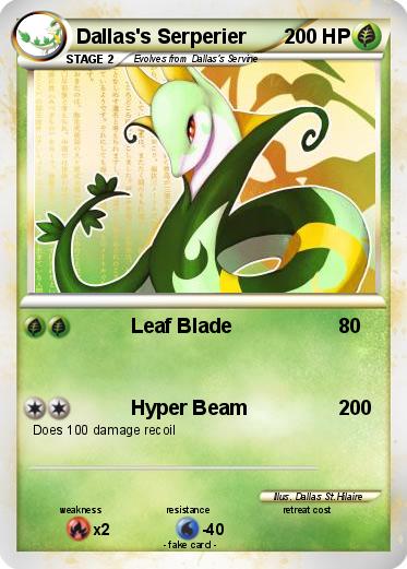 Pokemon Dallas's Serperier