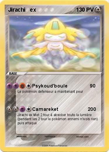 Pokemon Jirachi   ex