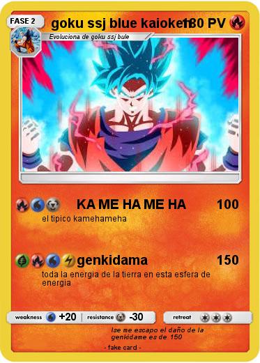 Pokemon goku ssj blue kaioken