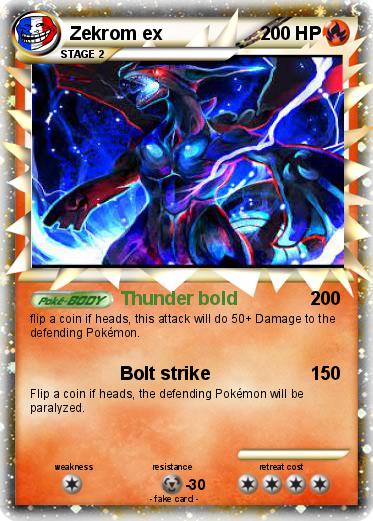 Pokemon Zekrom ex