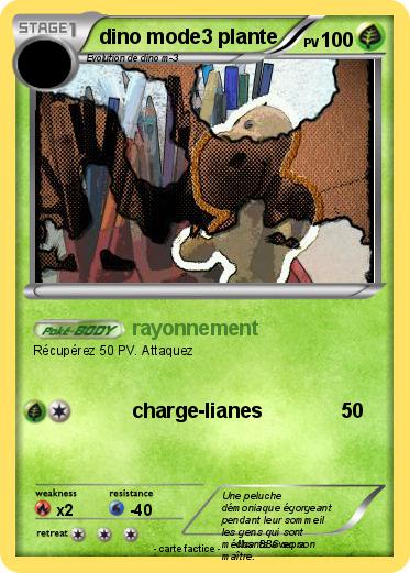 Pokemon dino mode3 plante