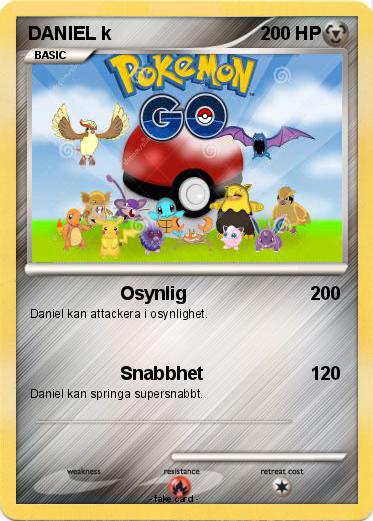 Pokemon DANIEL k