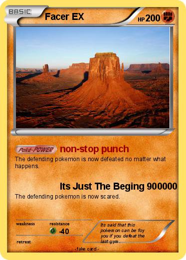 Pokemon Facer EX