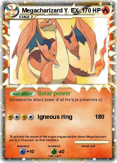 Pokemon Megacharizard Y  EX