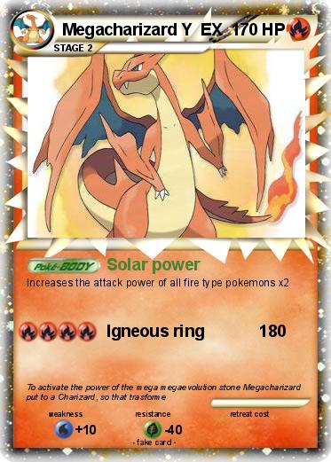 Pokemon Megacharizard Y  EX
