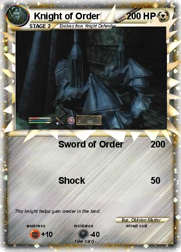 Pokemon Knight of Order