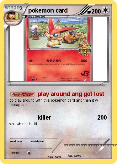 Pokemon pokemon card