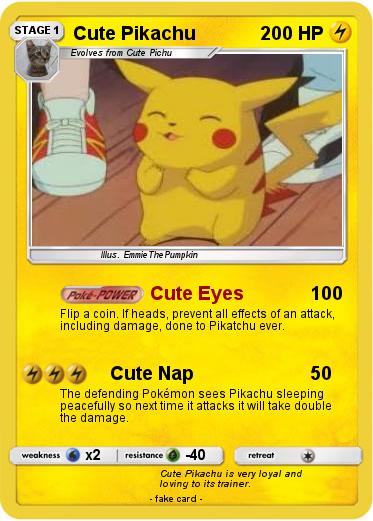 Pokemon Cute Pikachu