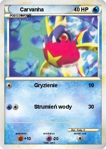 Pokemon Carvanha
