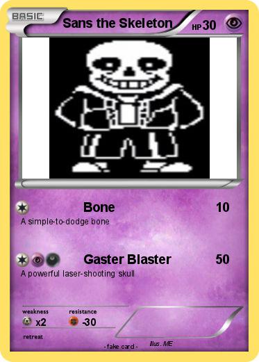 Pokemon Sans the Skeleton