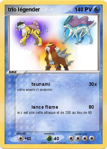 Pokemon trio légender